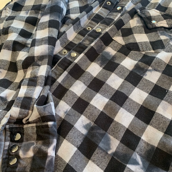 Guess Long-Sleeve black and grey cotton shirt - Picture 4 of 6